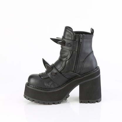 Demonia Cult Special Offer - "Assault-72" Boots - Black Vegan Leather