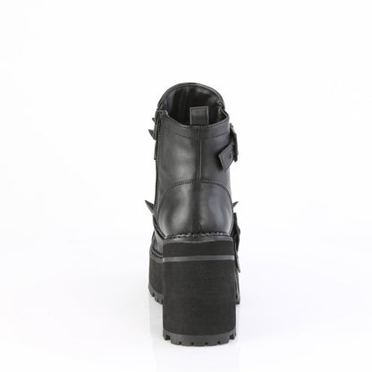 Demonia Cult Special Offer - "Assault-72" Boots - Black Vegan Leather