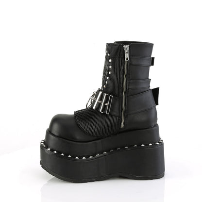 Demonia Cult Trusted - "Bear-150" Boots - Black Vegan Leather