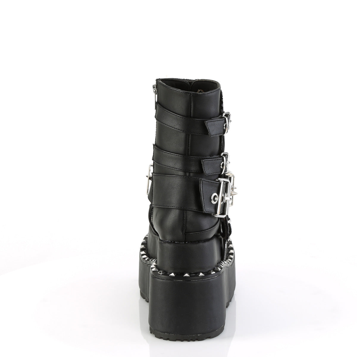 Demonia Cult Trusted - "Bear-150" Boots - Black Vegan Leather