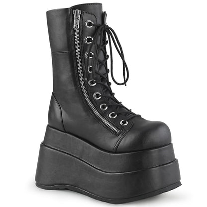 Demonia Cult Recommended - "Bear-265" Boots - Black Vegan Leather