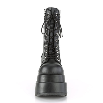 Demonia Cult Recommended - "Bear-265" Boots - Black Vegan Leather