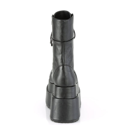 Demonia Cult Recommended - "Bear-265" Boots - Black Vegan Leather