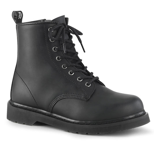 Demonia Cult Best Price - "Bolt-100" Boots - Black Vegan Leather