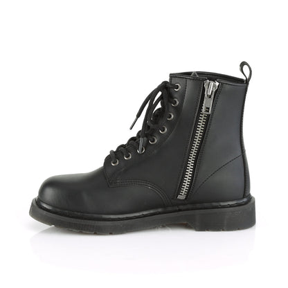 Demonia Cult Best Price - "Bolt-100" Boots - Black Vegan Leather