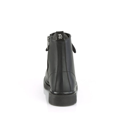 Demonia Cult Best Price - "Bolt-100" Boots - Black Vegan Leather