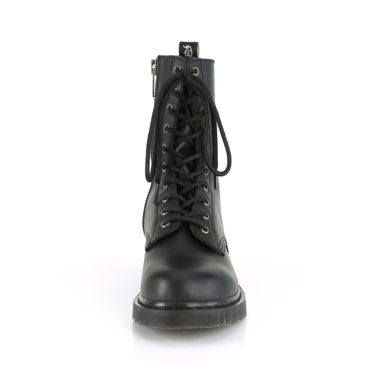 Demonia Cult Quality - "Bolt-200" Boots - Black Vegan Leather