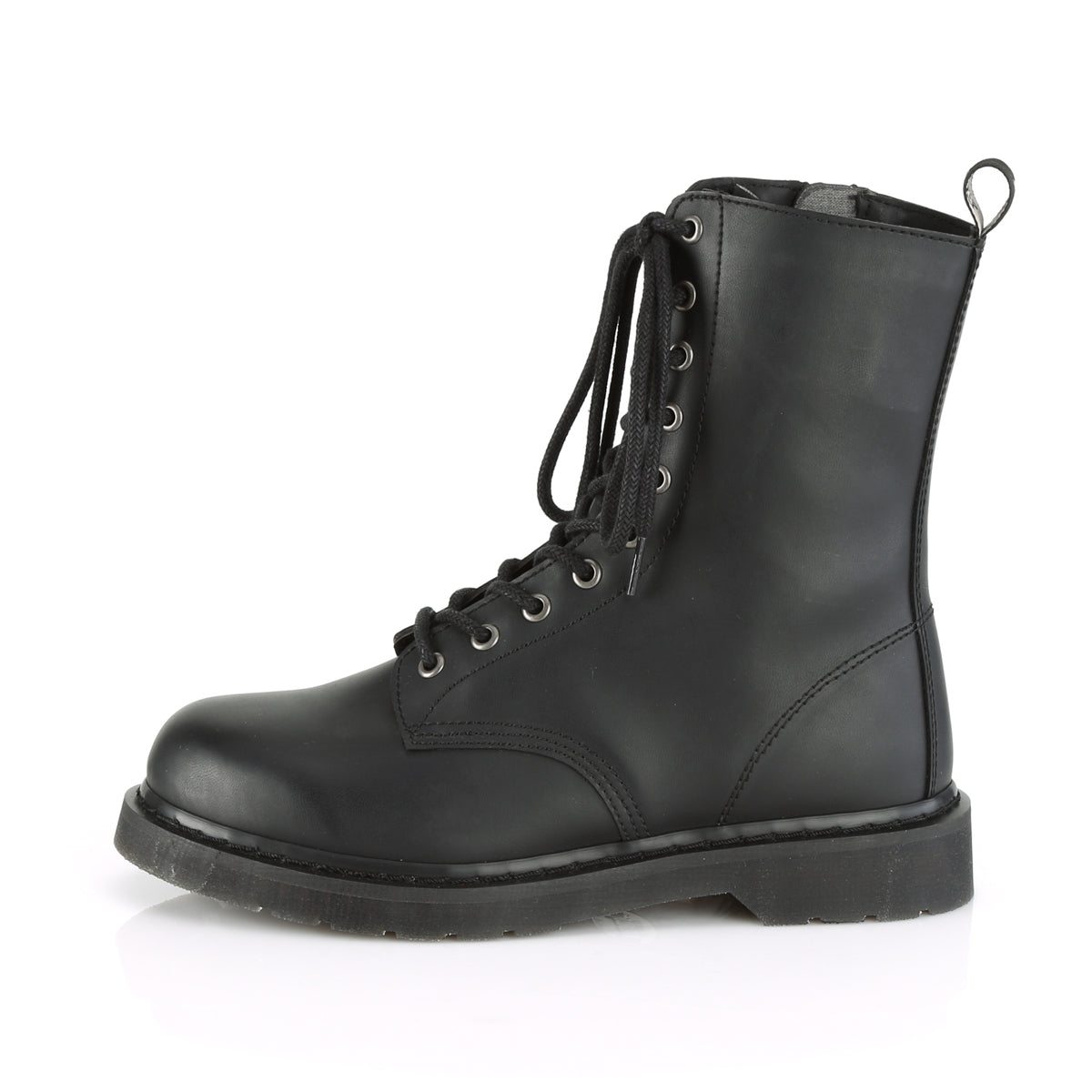 Demonia Cult Quality - "Bolt-200" Boots - Black Vegan Leather