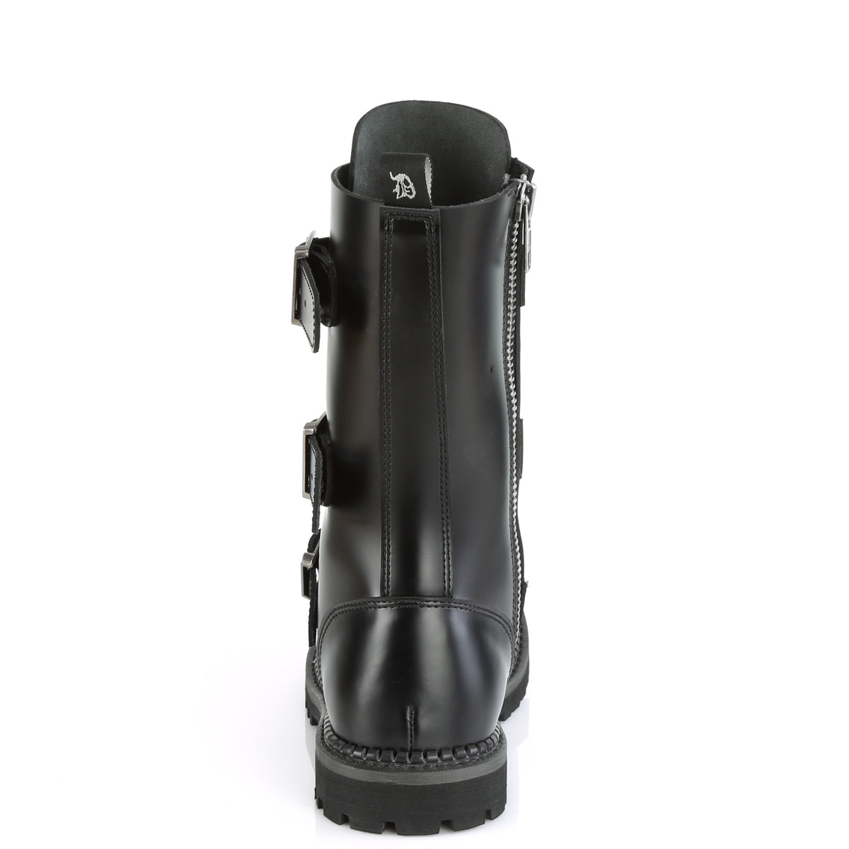 Demonia Cult Customer Favorite - "Riot-12BK" Boots - Black Leather
