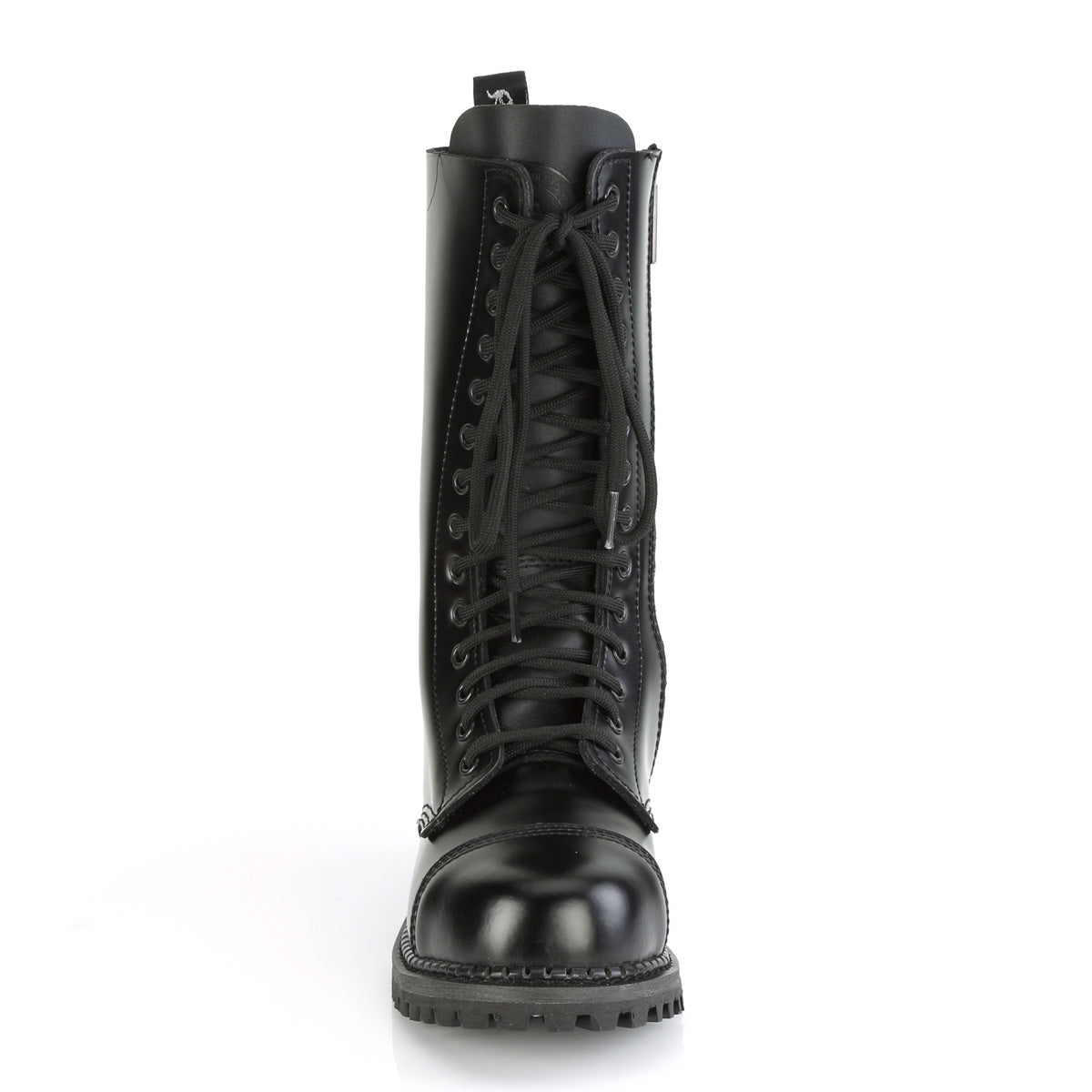 Demonia Cult Premium - "Riot-14" Boots - Black Leather
