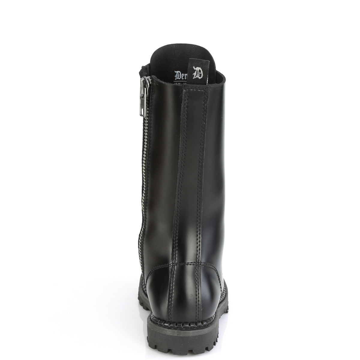 Demonia Cult Premium - "Riot-14" Boots - Black Leather