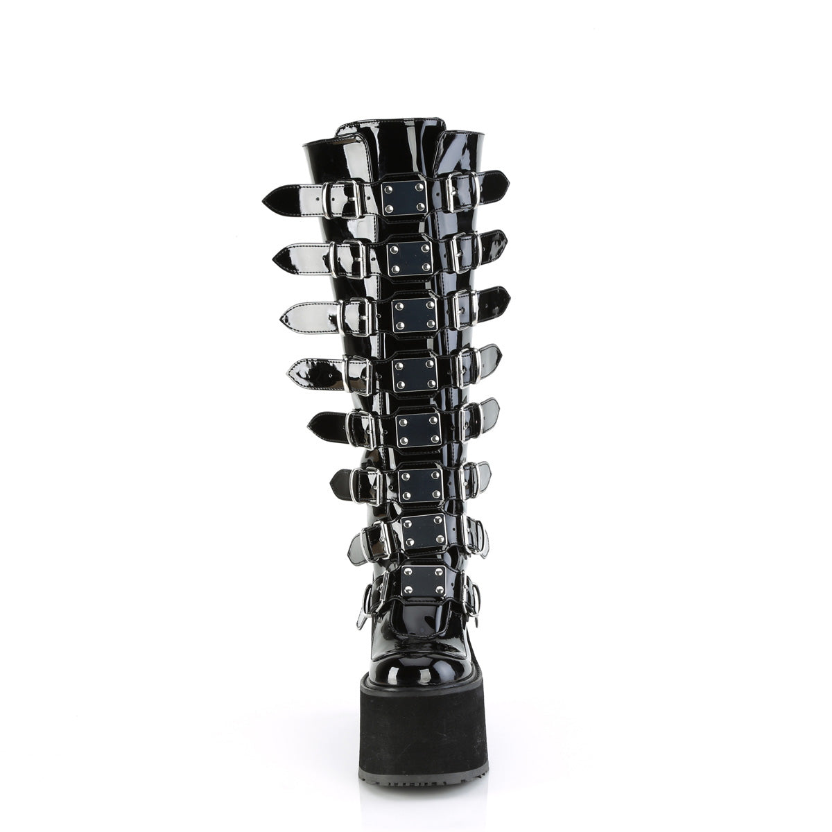 Demonia Cult Popular - "Swing-815WC" Boots - Black Patent