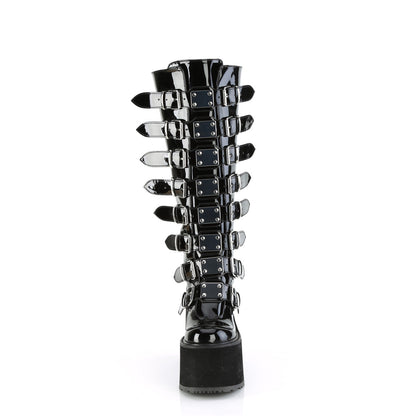 Demonia Cult Popular - "Swing-815WC" Boots - Black Patent