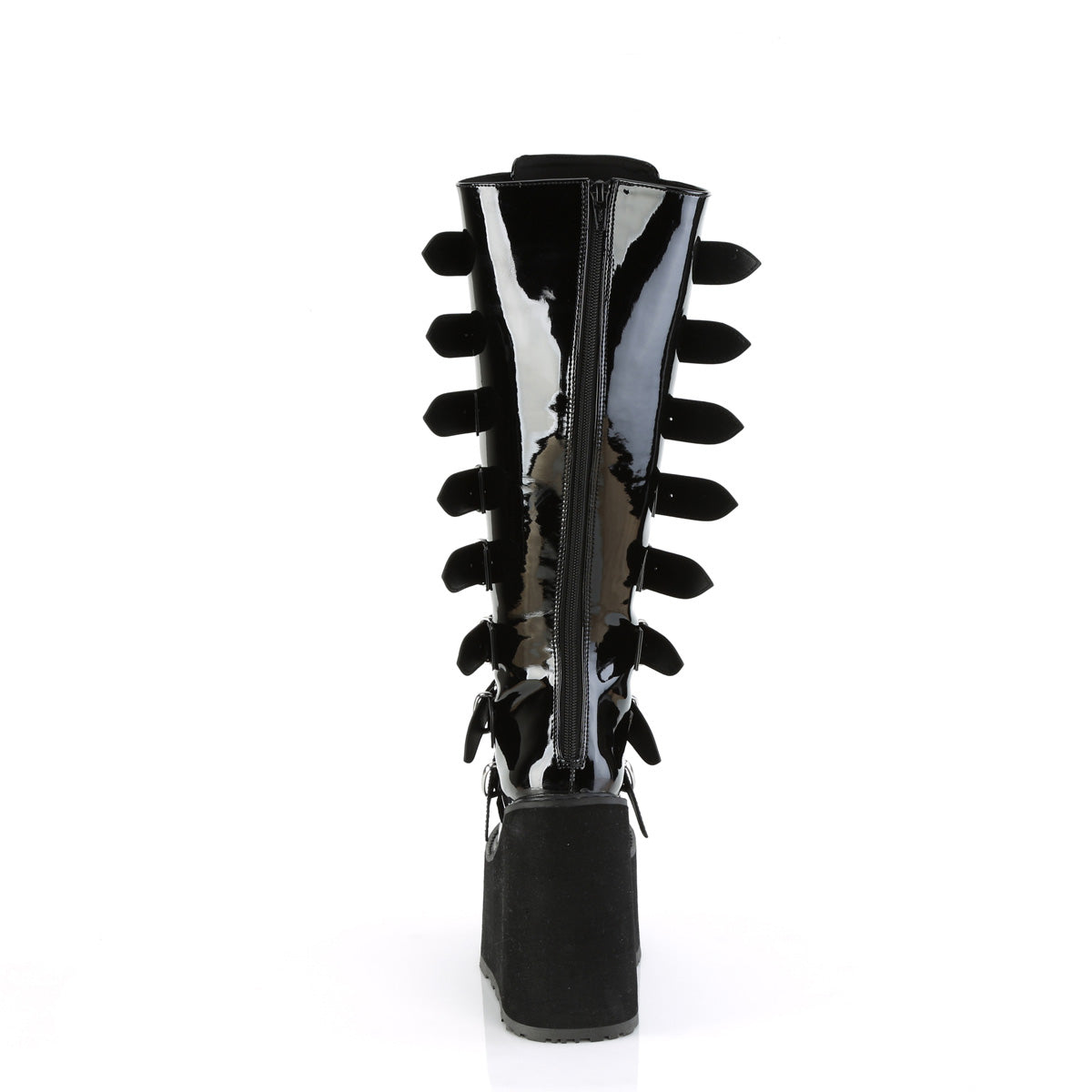 Demonia Cult Popular - "Swing-815WC" Boots - Black Patent