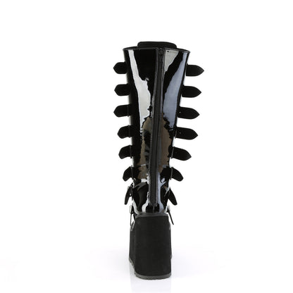 Demonia Cult Popular - "Swing-815WC" Boots - Black Patent