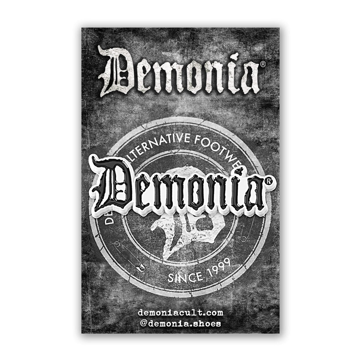 Demonia Cult Value - CULT "Logo Enamel Pin" Black