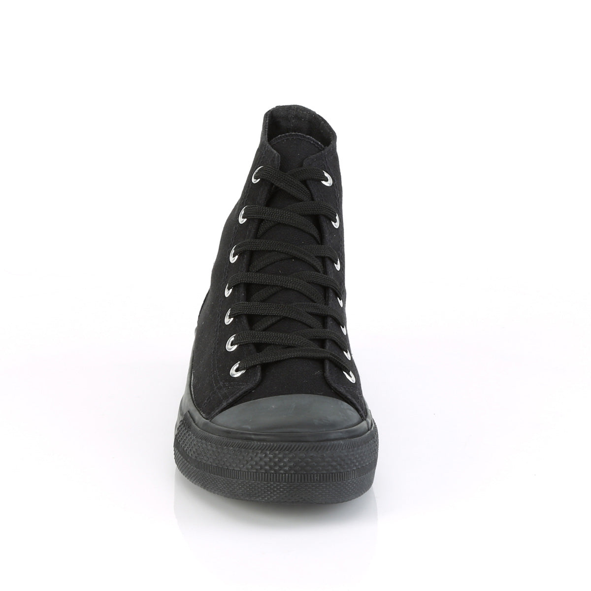 Demonia Cult Premium - "Deviant-101" Sneakers - Black Canvas