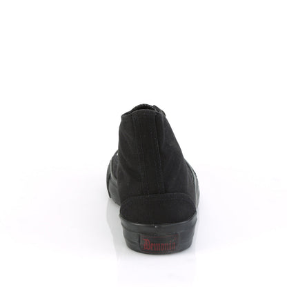 Demonia Cult Premium - "Deviant-101" Sneakers - Black Canvas