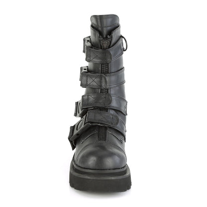 Demonia Cult Best Price - "Renegade-55" Boots - Black Vegan Leather