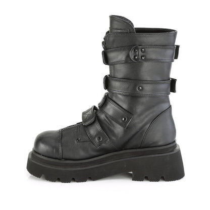 Demonia Cult Best Price - "Renegade-55" Boots - Black Vegan Leather