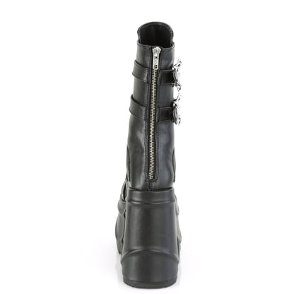 Demonia Cult Best Seller - "Wave-150" Boots - Black Vegan Leather