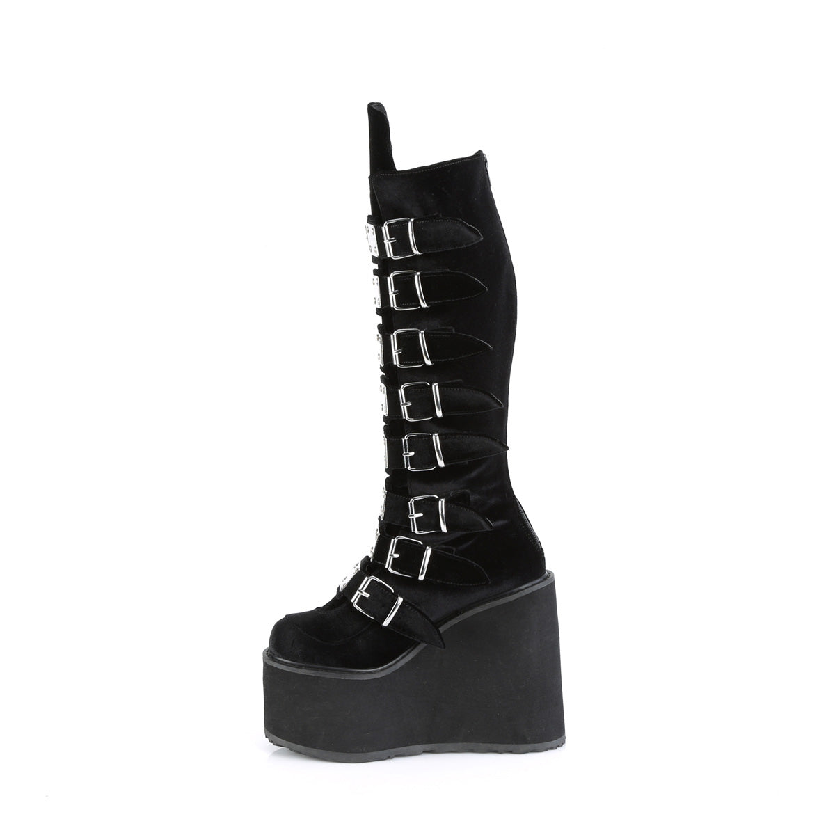 Demonia Cult Best Price - "Swing-815" Boots - Black Velvet