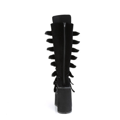 Demonia Cult Best Price - "Swing-815" Boots - Black Velvet