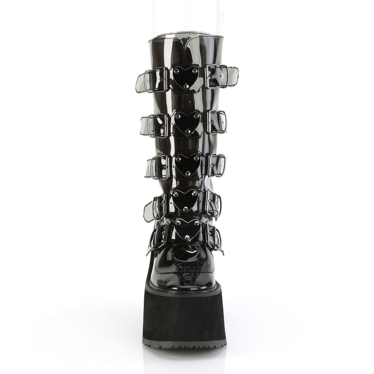 Demonia Cult Recommended - "Swing-230C" Boots - Smoke TPU