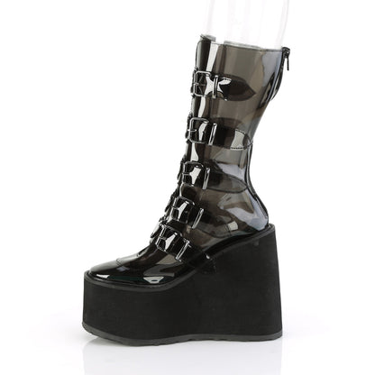Demonia Cult Recommended - "Swing-230C" Boots - Smoke TPU