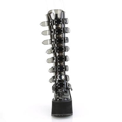 Demonia Cult Recommended - "Swing-815C" Boots - Smoke TPU