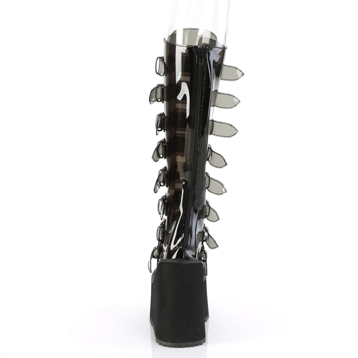 Demonia Cult Recommended - "Swing-815C" Boots - Smoke TPU