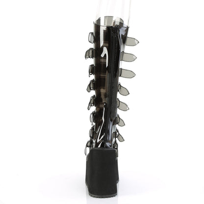 Demonia Cult Recommended - "Swing-815C" Boots - Smoke TPU