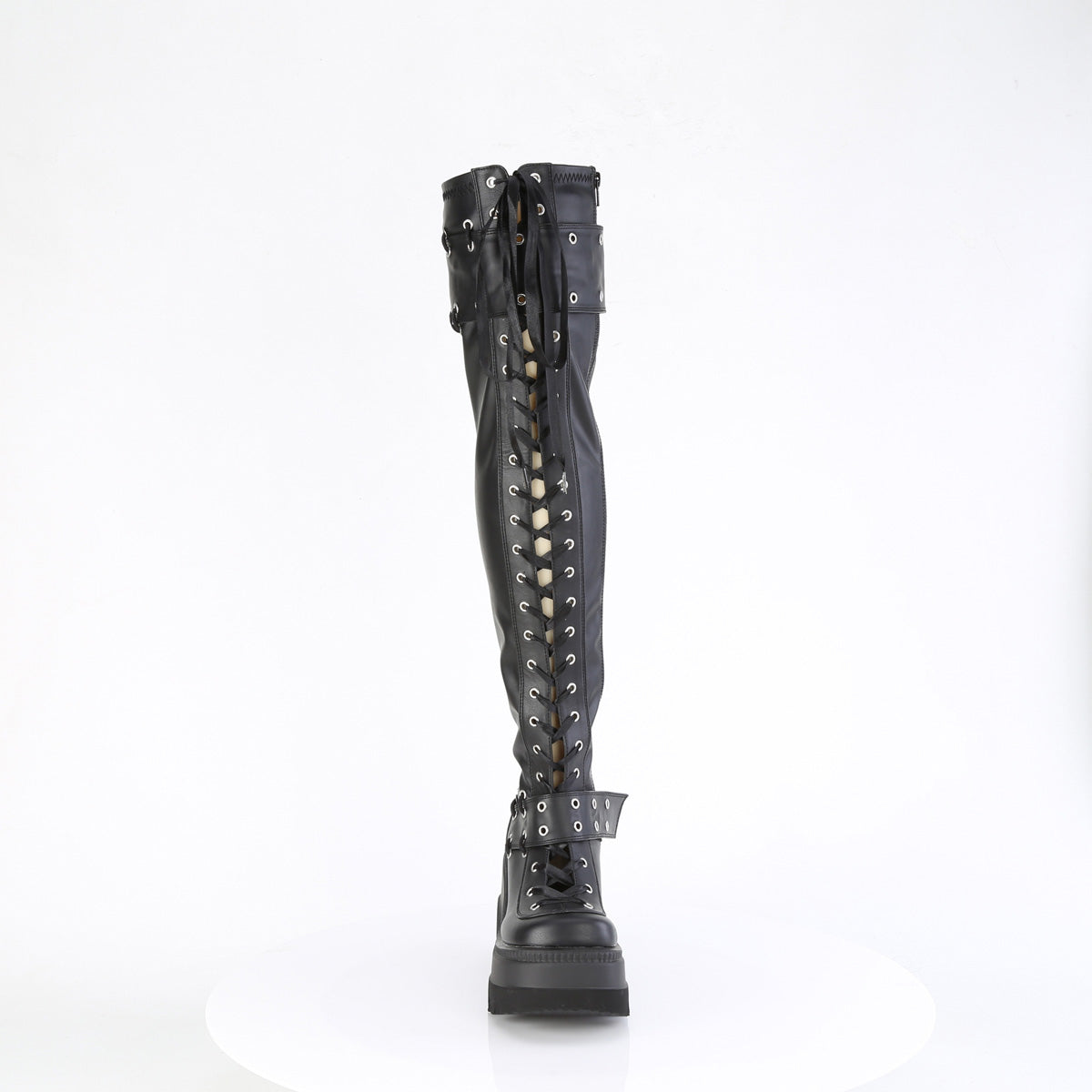Demonia Cult Great Value - "Shaker-325" Boots - Black Vegan Leather