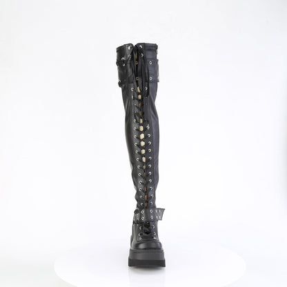 Demonia Cult Great Value - "Shaker-325" Boots - Black Vegan Leather