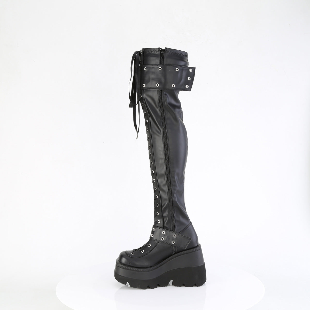 Demonia Cult Great Value - "Shaker-325" Boots - Black Vegan Leather