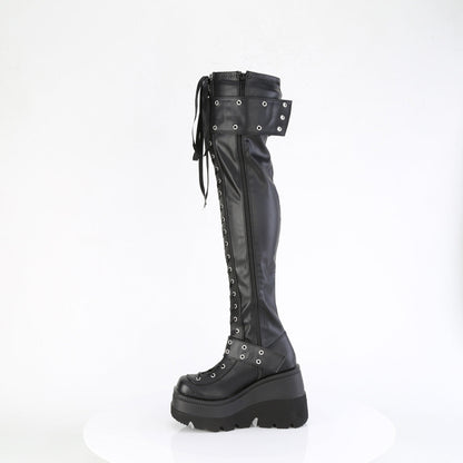 Demonia Cult Great Value - "Shaker-325" Boots - Black Vegan Leather