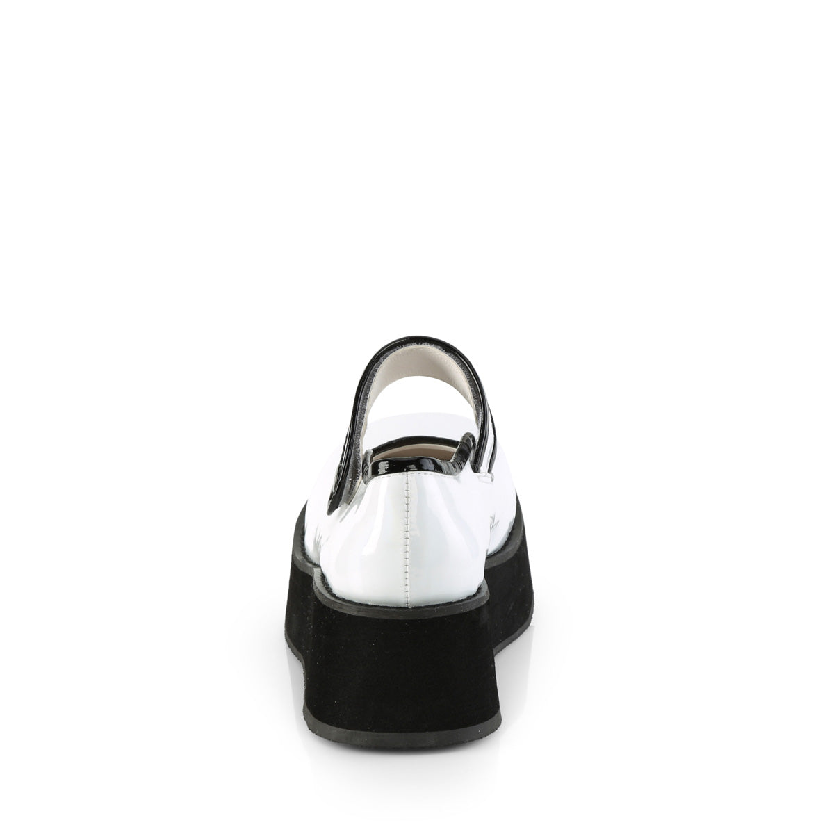 Demonia Cult Discount - "Sprite-01" Platforms - White Holo Patent