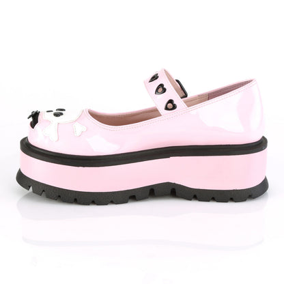 Demonia Cult Best Price - "Slacker-27" Platforms - Baby Pink Hologram