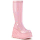 Baby Pink Hologram Stretch Patent