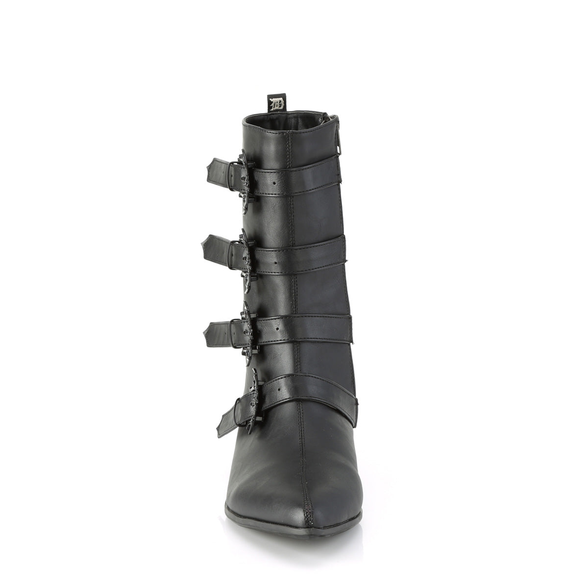 Demonia Cult Trusted - "Warlock-110-B" Boots - Black Vegan Leather