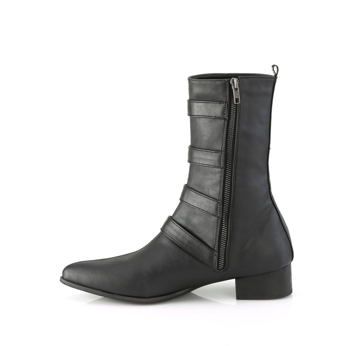 Demonia Cult Trusted - "Warlock-110-B" Boots - Black Vegan Leather
