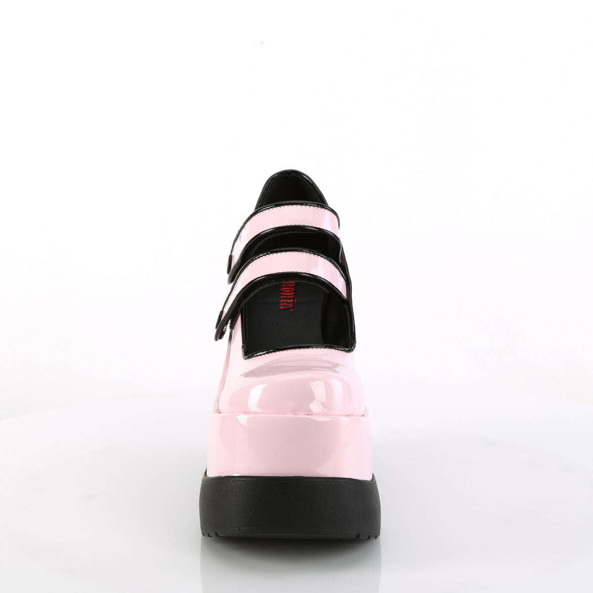 Demonia Cult Featured - "Void-37" Platforms - Baby Pink Patent