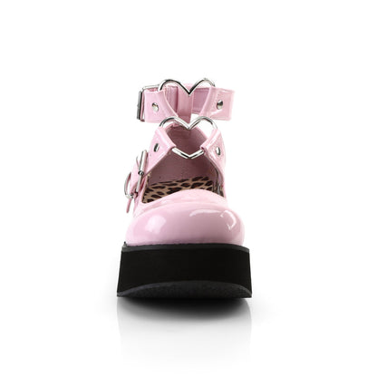 Demonia Cult Exclusive - "Sprite-02" Platforms - Baby Pink Patent