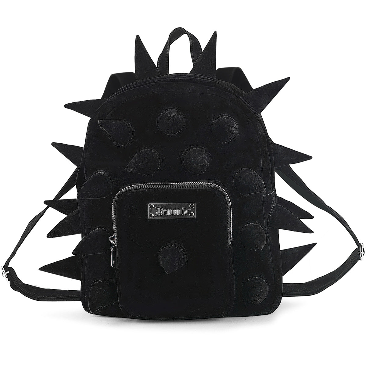 Demonia Cult Featured - Velvet Spiked Mini Backpack