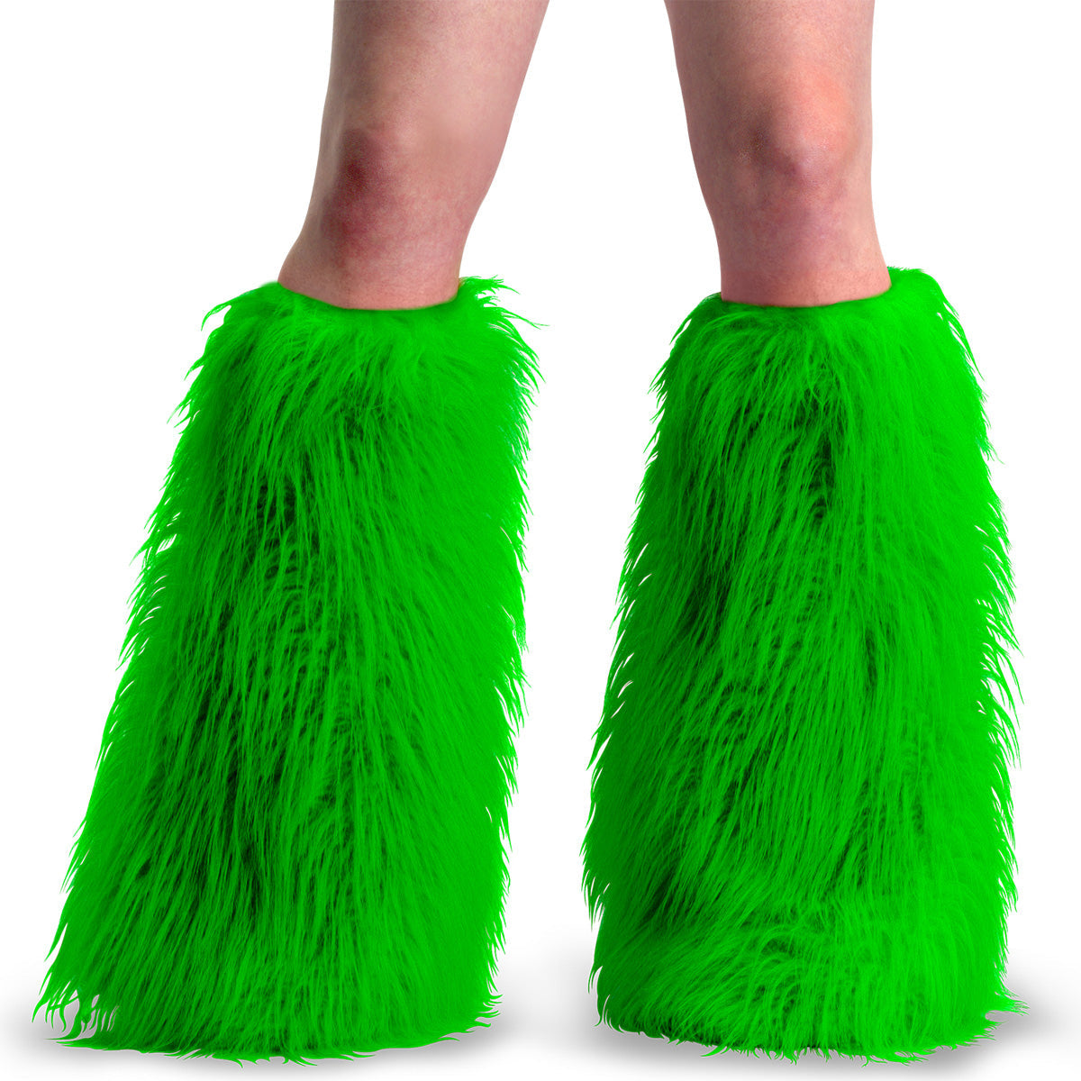 Demonia Cult Quality - "Yeti-08" Neon Green Faux Fur