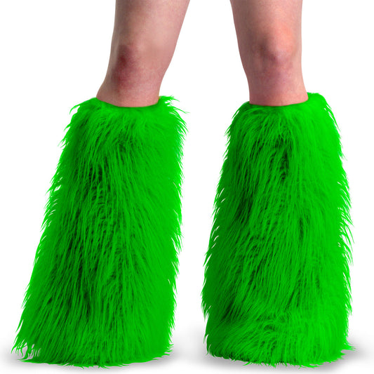 Demonia Cult Quality - "Yeti-08" Neon Green Faux Fur