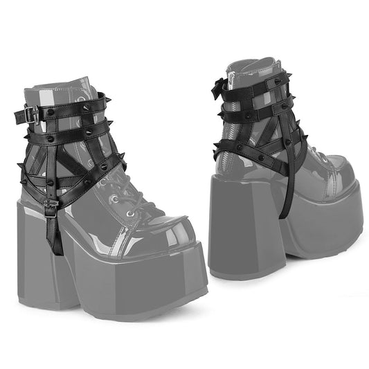 Demonia Cult Special Offer - Cage Boot Harness (Pair)