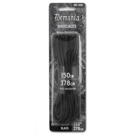 Demonia Cult Smart Buy - "Shoelaces (Thigh-high Boots)" Black