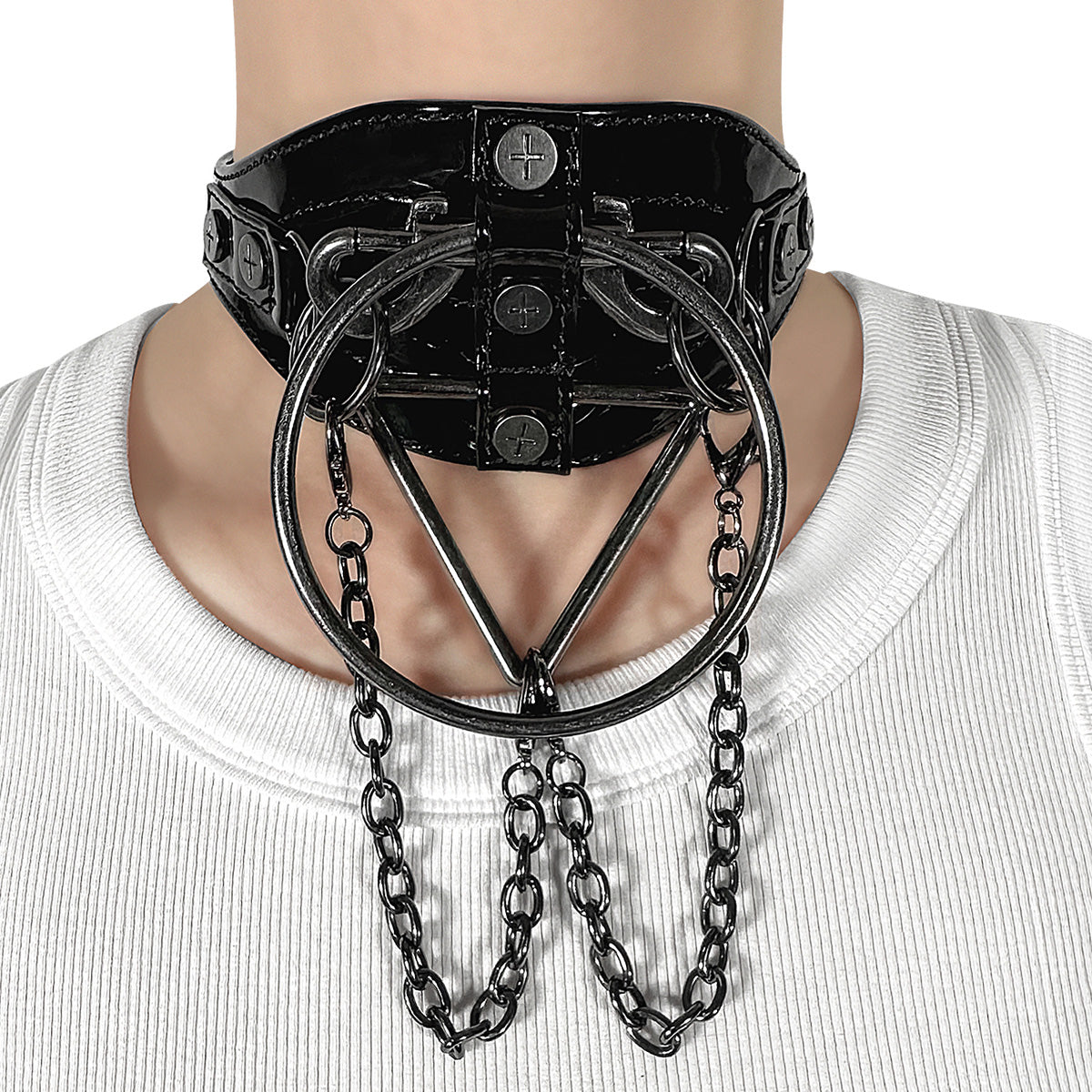 Demonia Cult Classic - Leather Choker