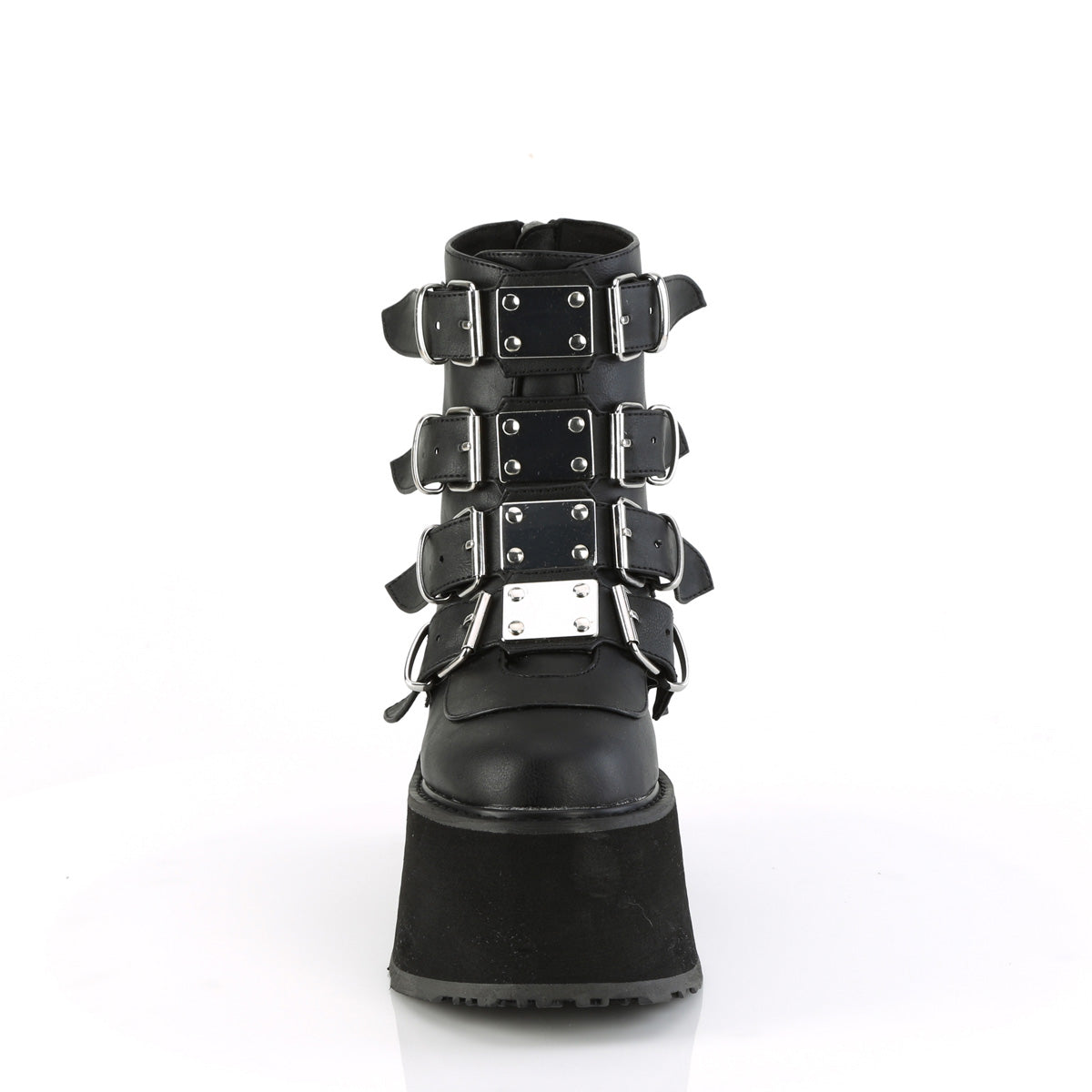 Demonia Cult Best Price - "Damned-105" Boots - Black Vegan Leather